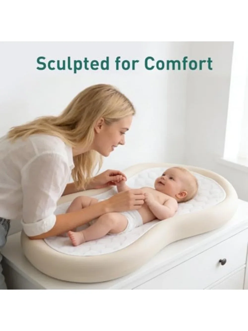 Thicker Organic Baby Changing Pad Liners 3-Pack | Waterproof, Soft, Absorbent